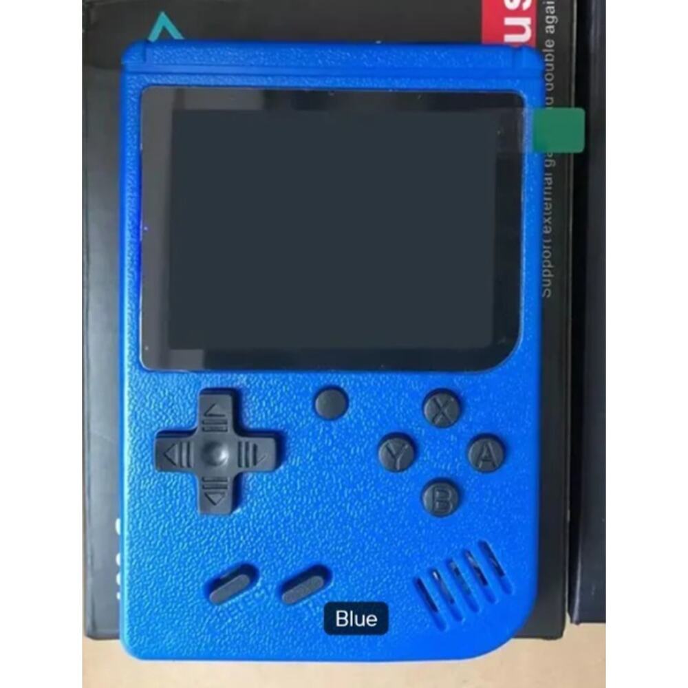Handheld Game Console Game Box PLUS Blue 400 in 1 8 bit retro Gameboy style game